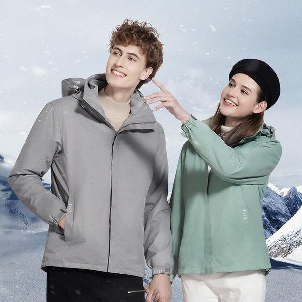 men's trench coats couple's assault suit three in one or two sets of warm, waterproof and breathable outdoor work clothes, Tan;black
men's trench coats couple's assault suit three in one or two sets of warm, waterproof and breathable outdoor work clothes, Tan;black