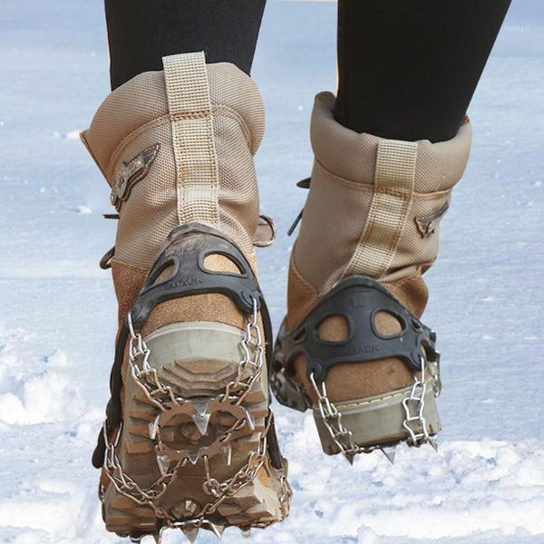 cords, slings and webbing stainless steel 19 ice crips teeth universal anti slip snow shoe boot grips traction cleats crampon spikes1
cords, slings and webbing stainless steel 19 ice crips teeth universal anti slip snow shoe boot grips traction cleats crampon spikes1
