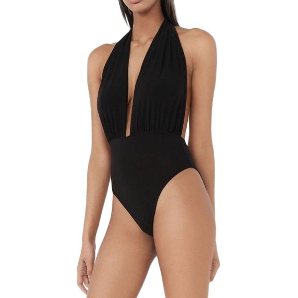 women plunge halter neck backless stretch bodysuit one piece bikini bathing swimwear 2021 summer beach swimsuit for female one-piece suits
women plunge halter neck backless stretch bodysuit one piece bikini bathing swimwear 2021 summer beach swimsuit for female one-piece suits