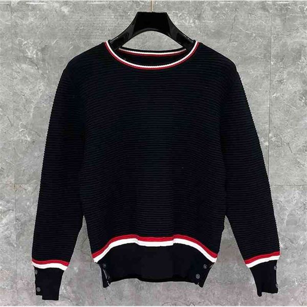 tees fashion tb thom brand sweaters men loose o-neck pullovers clothing short wool striped autumn winter casual coat, White
tees fashion tb thom brand sweaters men loose o-neck pullovers clothing short wool striped autumn winter casual coat, White