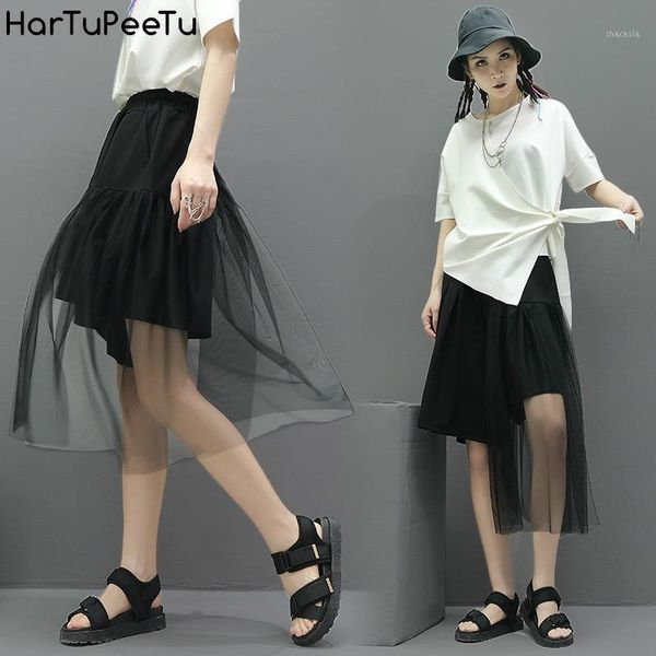 summer mesh stitching casual shorts skirt women bf style loose wide leg black short pants elastic waist large size fashion tide women's, White;black
summer mesh stitching casual shorts skirt women bf style loose wide leg black short pants elastic waist large size fashion tide women's, White;black