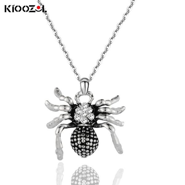 pendant necklaces kioozol vintage rhinestone spider gold silver color choker necklace for women insect style jewelry accessories 700 ko2
pendant necklaces kioozol vintage rhinestone spider gold silver color choker necklace for women insect style jewelry accessories 700 ko2