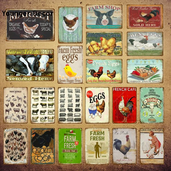 market fresh eggs milk metal sign shop cafe home wall decor farm animals vintage poster happy chicken retro plaque yi-038
market fresh eggs milk metal sign shop cafe home wall decor farm animals vintage poster happy chicken retro plaque yi-038