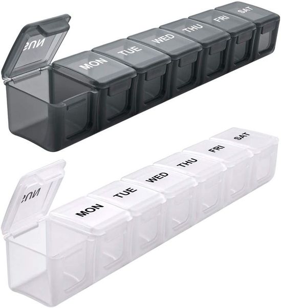 storage bottles & jars 2 color portable one week seven grids transparent long 7 separation
storage bottles & jars 2 color portable one week seven grids transparent long 7 separation