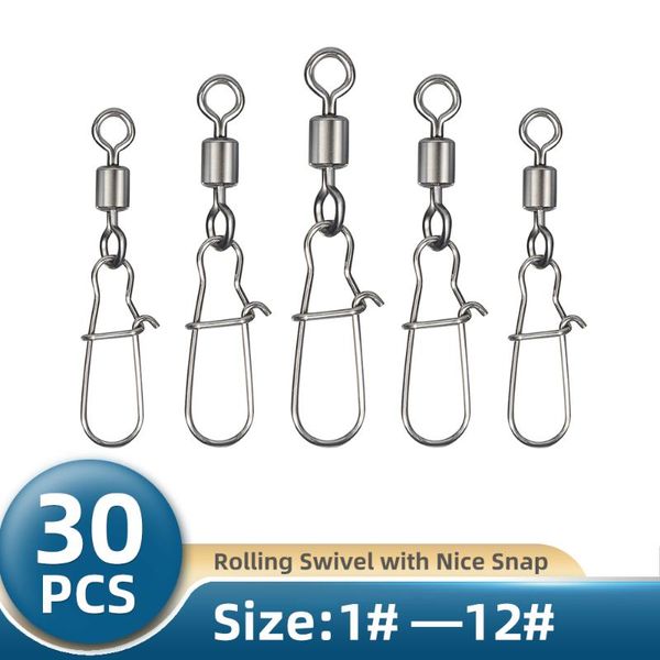 fishing hooks tiannsii 30pcs 1#-12# stainless steel connector pin bearing rolling swivel snap pins tackle accessories
fishing hooks tiannsii 30pcs 1#-12# stainless steel connector pin bearing rolling swivel snap pins tackle accessories