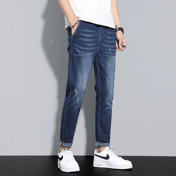 spring summer men jeans male trousers simple design cozy all-match students daily casual slim denim pants men's, Blue
spring summer men jeans male trousers simple design cozy all-match students daily casual slim denim pants men's, Blue