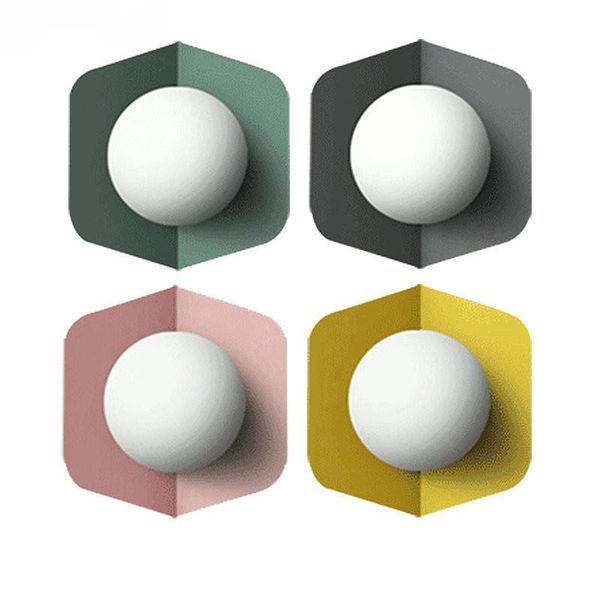 wall lamps nordic color macaron lamp creative bedroom girl room aisle stairs children's cute light e27 90-260v
wall lamps nordic color macaron lamp creative bedroom girl room aisle stairs children's cute light e27 90-260v