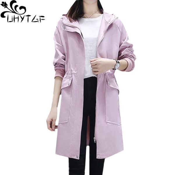 women's trench coats uhytgf womans fashion coat hooded zipper casual spring autumn windbreaker female 2021korean oversized long women 8, Tan;black
women's trench coats uhytgf womans fashion coat hooded zipper casual spring autumn windbreaker female 2021korean oversized long women 8, Tan;black