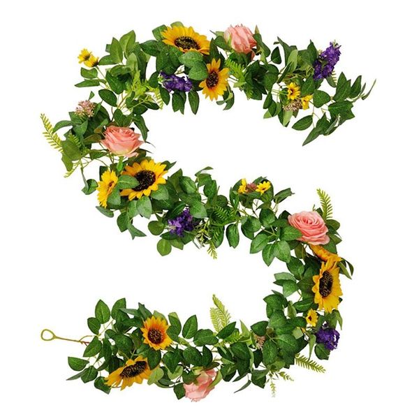 artificial sunflower rose vine, wedding backdrop arch wall decor, fake hanging plant ivy for table festival party decor decorative flowers &
artificial sunflower rose vine, wedding backdrop arch wall decor, fake hanging plant ivy for table festival party decor decorative flowers &