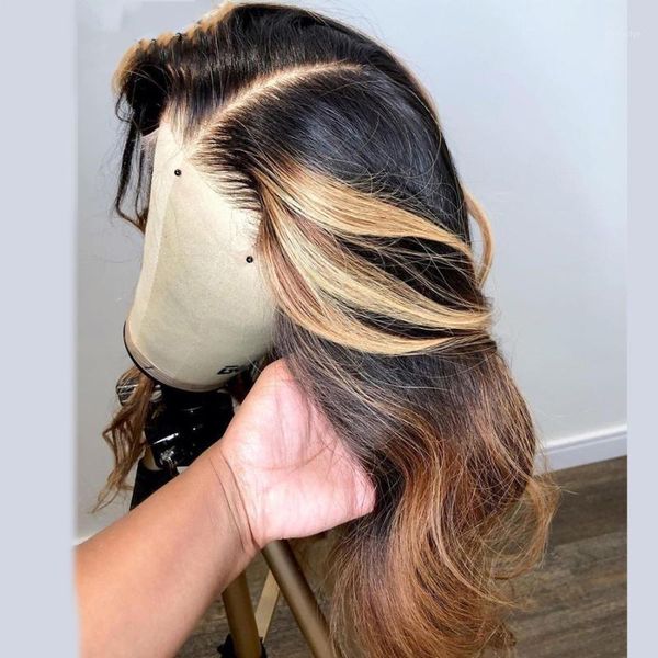 highlight blonde ombre brown human hair lace frontal wig with natural hairline wave black women glueless wigs1, Black;brown
highlight blonde ombre brown human hair lace frontal wig with natural hairline wave black women glueless wigs1, Black;brown