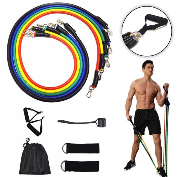 resistance bands kokossi 11pcs/set 100lbs pull rope gym home training exercise body building sports fitness equipment latex tube
resistance bands kokossi 11pcs/set 100lbs pull rope gym home training exercise body building sports fitness equipment latex tube