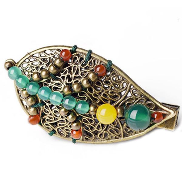 hair clips & barrettes ethnic metal leaf clip vintage chinese style bronze alloy headdress colorful bead headpiece pin female jewelry, Golden;silver
hair clips & barrettes ethnic metal leaf clip vintage chinese style bronze alloy headdress colorful bead headpiece pin female jewelry, Golden;silver
