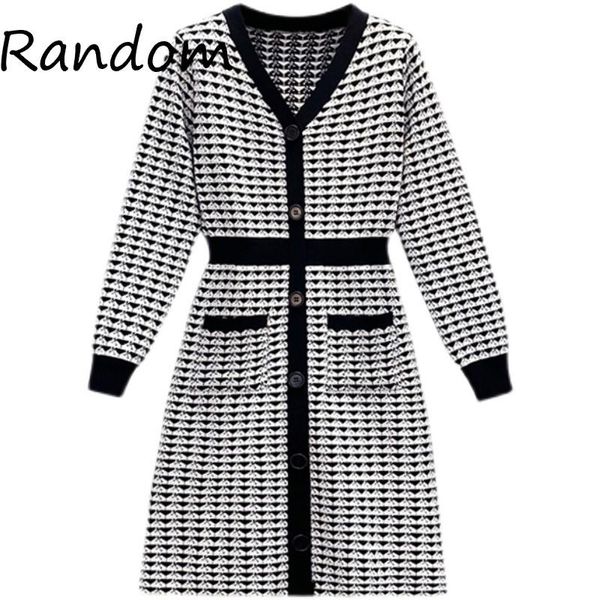 casual dresses plus size 4xl winter women geometry black white ladies knit long sleeve sweater warm office prom party elegant clothing, Black;gray
casual dresses plus size 4xl winter women geometry black white ladies knit long sleeve sweater warm office prom party elegant clothing, Black;gray