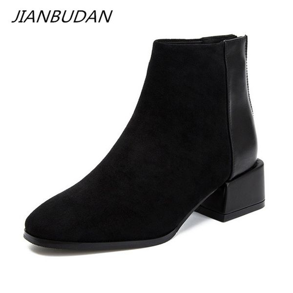 jianbudan autumn winter suede casual chelsea boots women's fashion ankle boots winter plush warm women's boots size 34-40 211103, Black
jianbudan autumn winter suede casual chelsea boots women's fashion ankle boots winter plush warm women's boots size 34-40 211103, Black