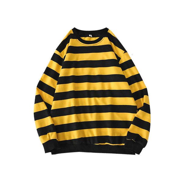men's sweaters fleece classic striped male sweatshirt streetwear hip hop raiow sweater casual pullover men clothes 5pbn, White;black
men's sweaters fleece classic striped male sweatshirt streetwear hip hop raiow sweater casual pullover men clothes 5pbn, White;black
