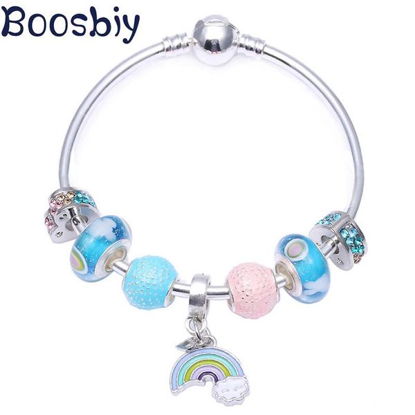 arrival silver plated european style charm bracelet with rainbow murano glass beads diy brand for women bracelets, Golden;silver
arrival silver plated european style charm bracelet with rainbow murano glass beads diy brand for women bracelets, Golden;silver