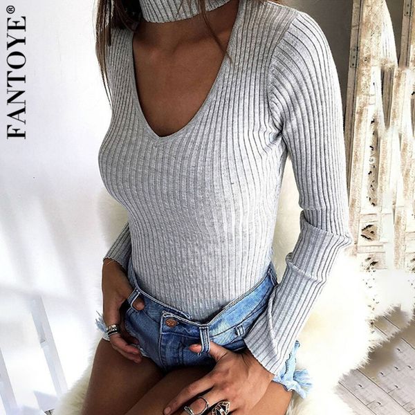 women's jumpsuits & rompers ribbed knitted bodysuit autumn cotton long sleeve halter bodycon casual body femme romper jumpsuit ypud, Black;white
women's jumpsuits & rompers ribbed knitted bodysuit autumn cotton long sleeve halter bodycon casual body femme romper jumpsuit ypud, Black;white