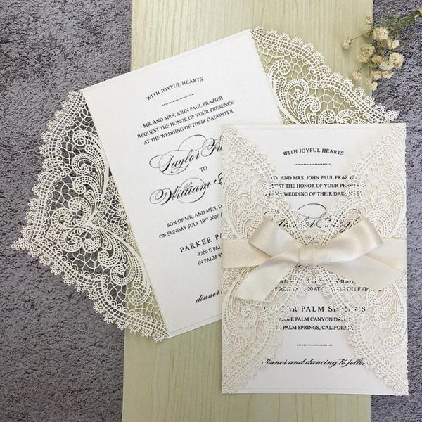 greeting cards laser cutting wedding invitations with rsvp ivory invitation - set of 50 pcs
greeting cards laser cutting wedding invitations with rsvp ivory invitation - set of 50 pcs