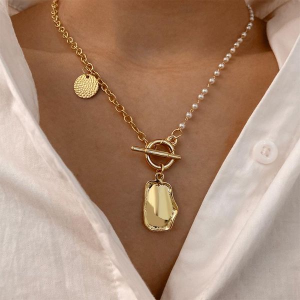 chokers trendy pendant choker pearl necklace for women fashion gold thick chunky chain jewelry party, Golden;silver
chokers trendy pendant choker pearl necklace for women fashion gold thick chunky chain jewelry party, Golden;silver