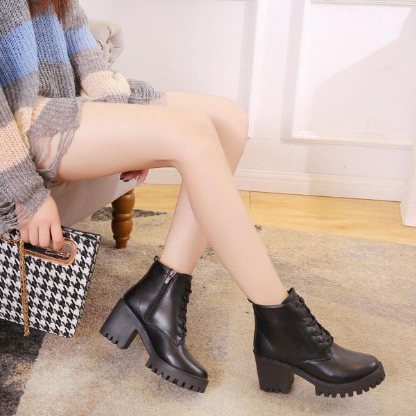 boots black leather ankle for women shoes woman square high heels platform plus size zipper lace up winter
boots black leather ankle for women shoes woman square high heels platform plus size zipper lace up winter