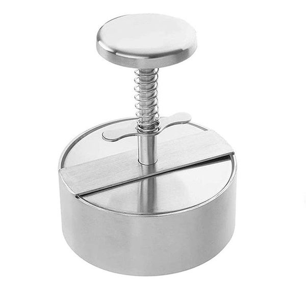 mats & pads stainless steel burger mold press maker round shape non-stick stuffed patties beef grill pie security
mats & pads stainless steel burger mold press maker round shape non-stick stuffed patties beef grill pie security