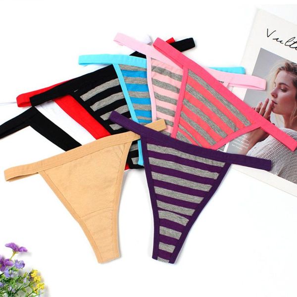 women's panties cotton sport underwear seamless thongs low waist stripe female g-string comfort breathable lady lingerie, Black;pink
women's panties cotton sport underwear seamless thongs low waist stripe female g-string comfort breathable lady lingerie, Black;pink