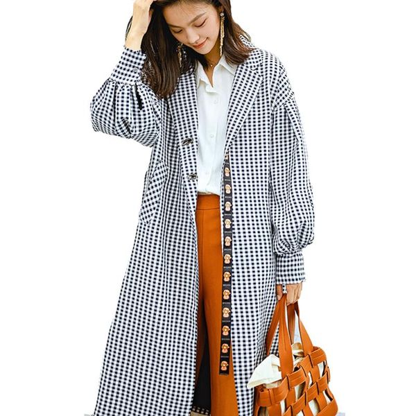 women's trench coats plaid lantern sleeve coat women spring autumn drape fashion womens long belt british style harajuku 55, Tan;black
women's trench coats plaid lantern sleeve coat women spring autumn drape fashion womens long belt british style harajuku 55, Tan;black