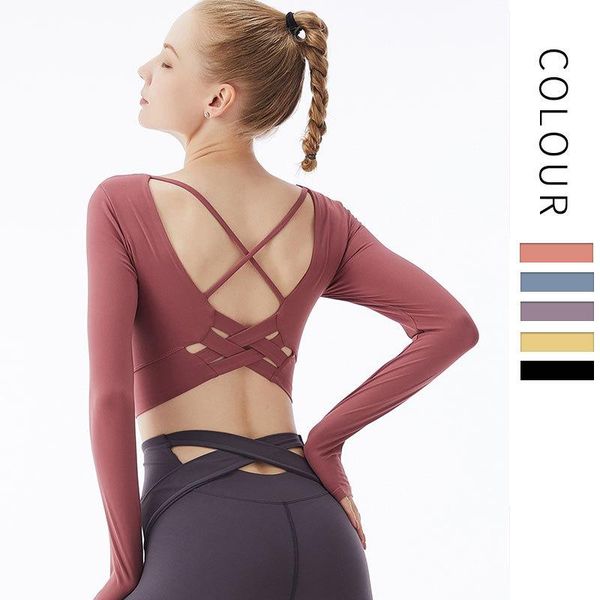 women yoga sports shirts solid color nylon casual slim tight long sleeve t-shirts quick dry fitness crop outfits, White;red
women yoga sports shirts solid color nylon casual slim tight long sleeve t-shirts quick dry fitness crop outfits, White;red