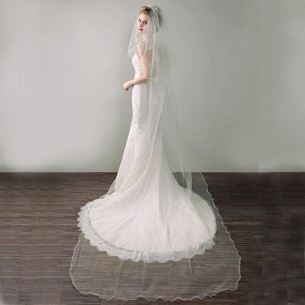 bridal veils lan ting bride two-tier pencil edge wedding veil cathedral 53 pearl ruched organza, Black
bridal veils lan ting bride two-tier pencil edge wedding veil cathedral 53 pearl ruched organza, Black