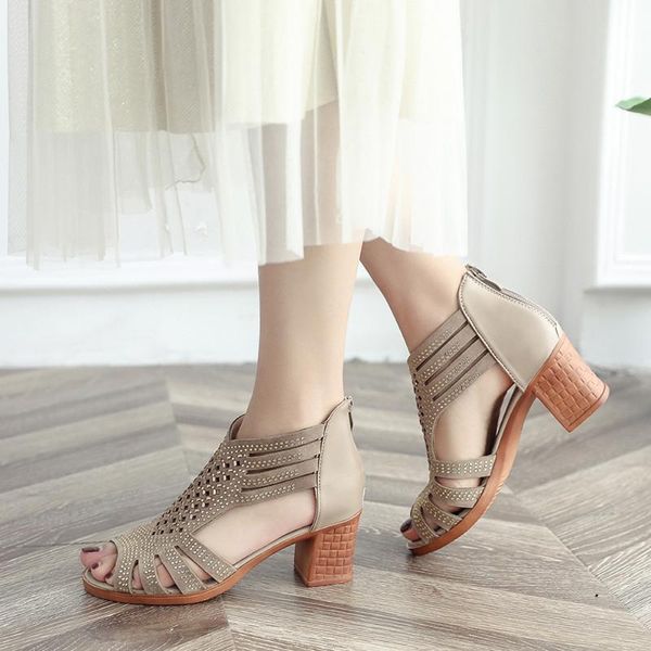 women sandals fashion summer crystal hollow out comfort square heel peep toe wedges high heeled shoes 2021, Black
women sandals fashion summer crystal hollow out comfort square heel peep toe wedges high heeled shoes 2021, Black