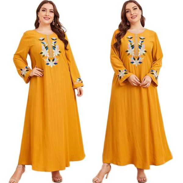 ethnic clothing plus size women embroidery long dress casual loose abaya arabic o-neck maxi robe muslim islamic ramadan turkish spring, Red
ethnic clothing plus size women embroidery long dress casual loose abaya arabic o-neck maxi robe muslim islamic ramadan turkish spring, Red