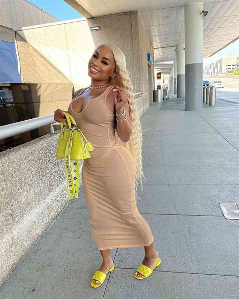 womens casual sleeveless bodycon slim sundress solid color u-neck high-waist tight long dress for summer black khaki white, Black;gray
womens casual sleeveless bodycon slim sundress solid color u-neck high-waist tight long dress for summer black khaki white, Black;gray