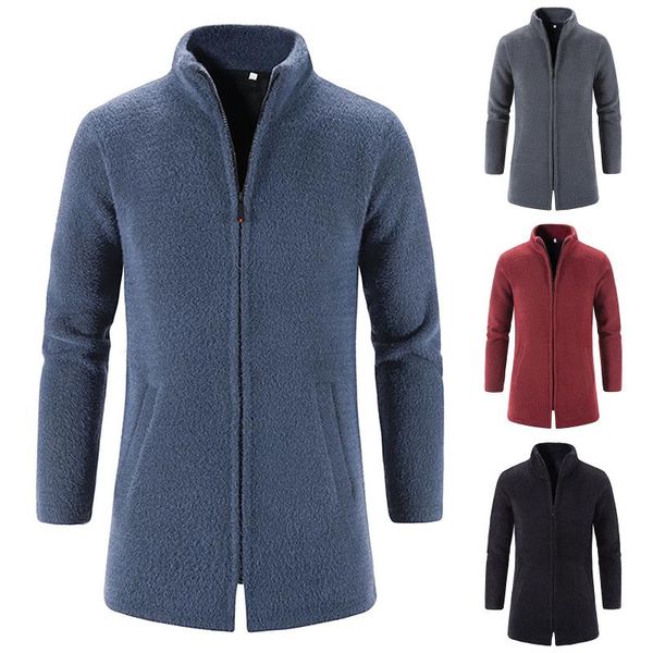 men's trench coats hoodie fleece sweater casual warm coat zipper cardigan fashion jacket, Tan;black
men's trench coats hoodie fleece sweater casual warm coat zipper cardigan fashion jacket, Tan;black