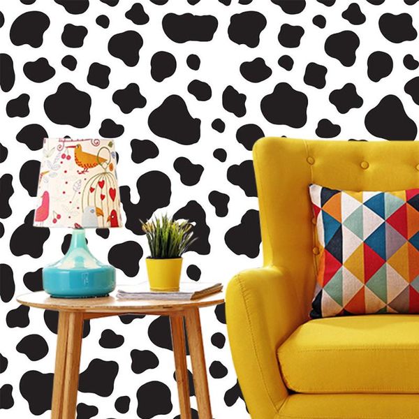 black and white wallpaper self-adhesive pvc bedroom furniture wall sticker household deskdecal cow pattern 0.45x10m per roll wallpapers
black and white wallpaper self-adhesive pvc bedroom furniture wall sticker household deskdecal cow pattern 0.45x10m per roll wallpapers
