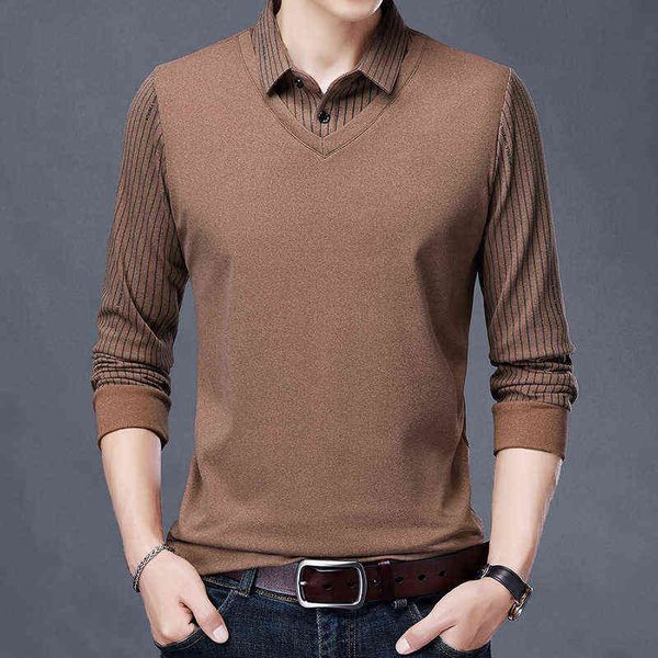 autumn and winter 2021 solid color warm double-sided cashmere bottomed long sleeve t- men's shirt lapel fake two piec, White;black
autumn and winter 2021 solid color warm double-sided cashmere bottomed long sleeve t- men's shirt lapel fake two piec, White;black