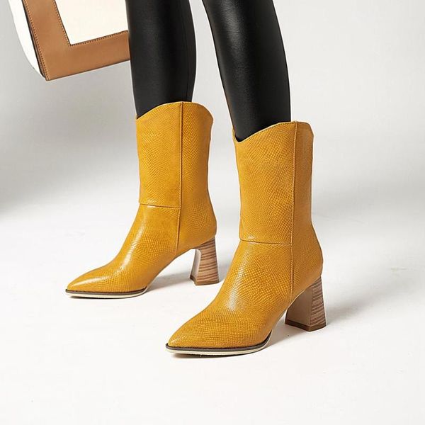 autumn winter western boots women fashion slip on high heel mid calf ladies pointed toe shoes 36 37 38 39 40 41 42 43, Black
autumn winter western boots women fashion slip on high heel mid calf ladies pointed toe shoes 36 37 38 39 40 41 42 43, Black