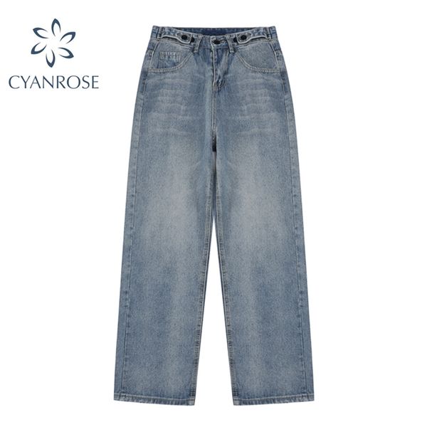 high waist jeans pants women oversize boyfriend for harajuku denim harem ladies wide leg blue 210708
high waist jeans pants women oversize boyfriend for harajuku denim harem ladies wide leg blue 210708