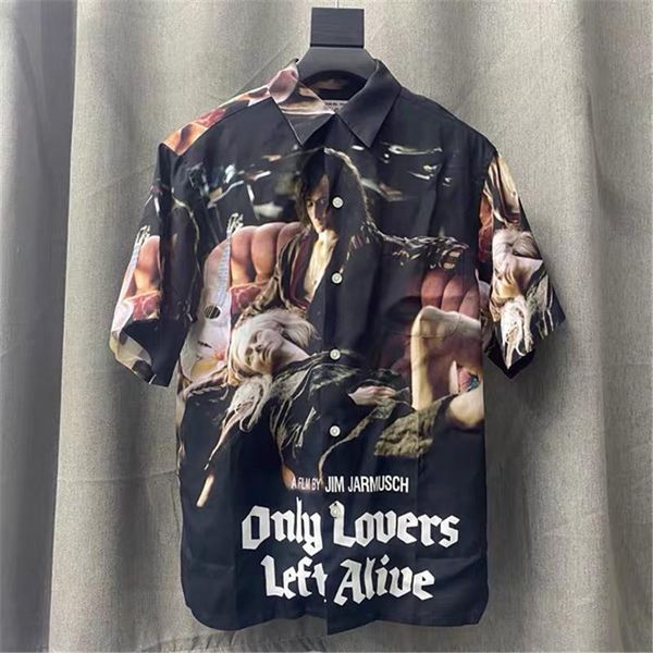 men's casual shirts 2021ss wacko maria shirt men women 1:1 high-quality only lovers t-shirt poster printing tee, White;black
men's casual shirts 2021ss wacko maria shirt men women 1:1 high-quality only lovers t-shirt poster printing tee, White;black