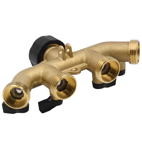 watering equipments 3/4 4-way brass hose splitters irrigation water pipe adapter garden faucet tap connector eu us standard female thread va
watering equipments 3/4 4-way brass hose splitters irrigation water pipe adapter garden faucet tap connector eu us standard female thread va