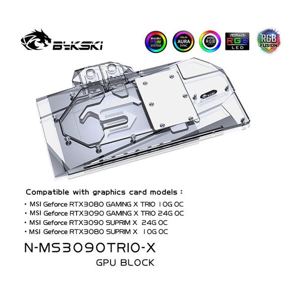 bykski water block use for msi rtx 3080 gaming x trio 10g oc / rtx3090 superim 24g gpu card video radiatorcopper fans & coolings
bykski water block use for msi rtx 3080 gaming x trio 10g oc / rtx3090 superim 24g gpu card video radiatorcopper fans & coolings