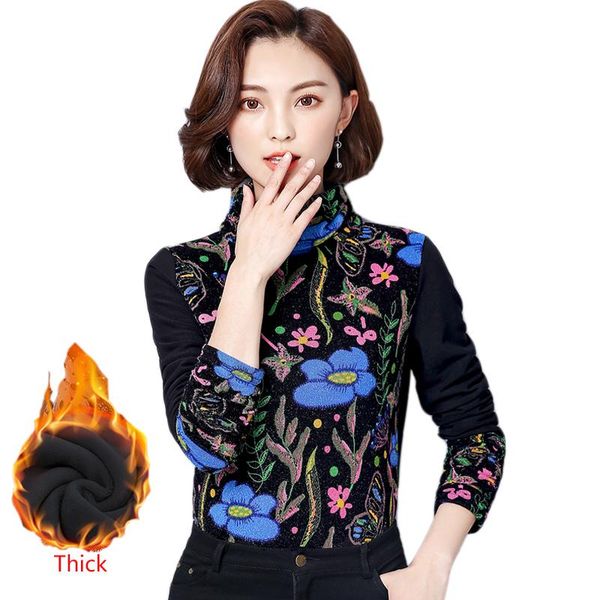 women's blouses & shirts velvet thickening warm shirt blouse long sleeve 2021 winter korean printed plus size elegant, White
women's blouses & shirts velvet thickening warm shirt blouse long sleeve 2021 winter korean printed plus size elegant, White