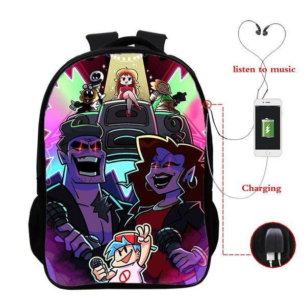 friday night funkin backpacks boys girls school bags 16 inch 3d bagpack teengaer usb charging mochila backpack
friday night funkin backpacks boys girls school bags 16 inch 3d bagpack teengaer usb charging mochila backpack