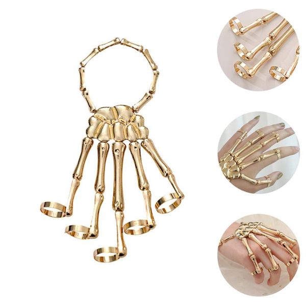 charm bracelets fingers metal skeleton bracelet gothic hand chain bone joint, Golden;silver
charm bracelets fingers metal skeleton bracelet gothic hand chain bone joint, Golden;silver