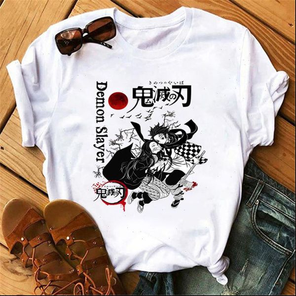 womens t shirt slayer women kawaii japanese anime kimetsu no yaiba cartoon summer plus size female, White
womens t shirt slayer women kawaii japanese anime kimetsu no yaiba cartoon summer plus size female, White