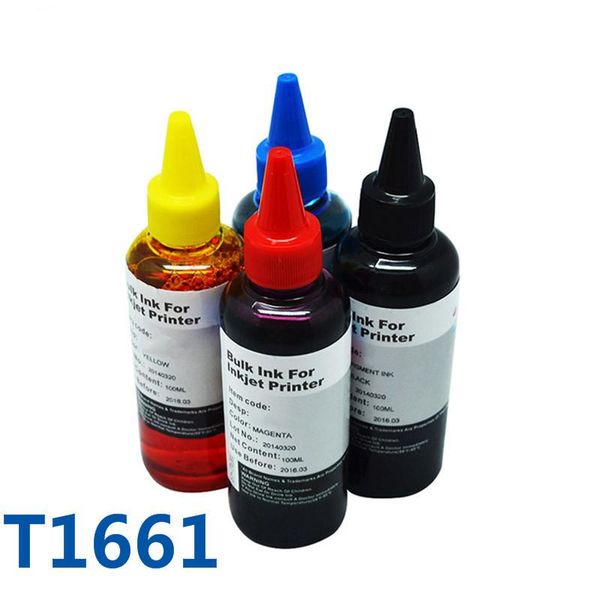 ink refill kits 4x100ml dye for printer me-10/me-101 cartridges t1661/t1662/t1663/t1664 bulk
ink refill kits 4x100ml dye for printer me-10/me-101 cartridges t1661/t1662/t1663/t1664 bulk