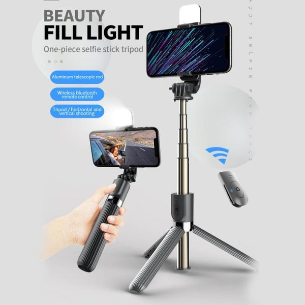 selfie monopods led adjustable remote stick tripod bluetooth control suitable for mobile phone cell with fill light
selfie monopods led adjustable remote stick tripod bluetooth control suitable for mobile phone cell with fill light