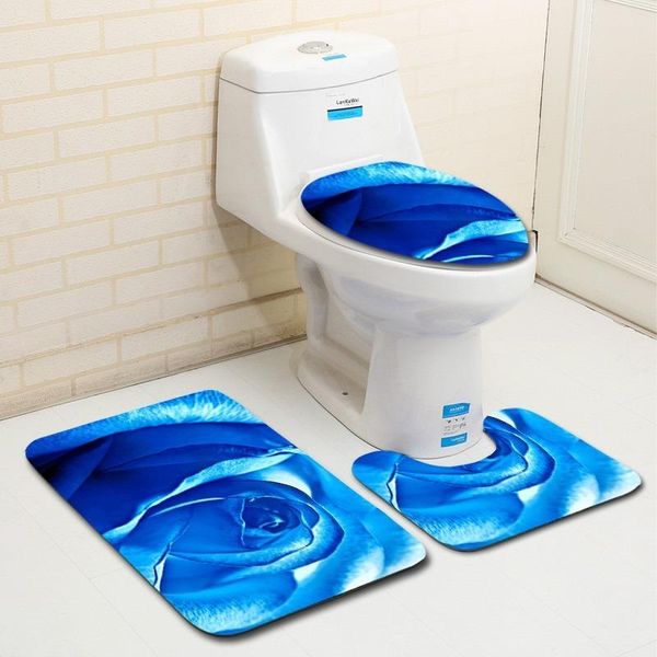 bath mats bright flower pattern mat bathroom carpet products non-slip toilet lid cover three-piece set
bath mats bright flower pattern mat bathroom carpet products non-slip toilet lid cover three-piece set
