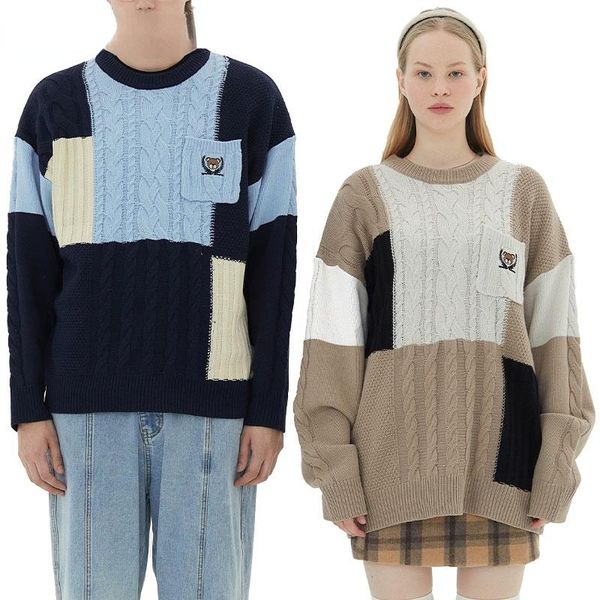 men's sweaters knitwear patchwork streetwear cartoon color block jumpers harajuku knitted sweater autumn bear hop casual hip swea, White;black
men's sweaters knitwear patchwork streetwear cartoon color block jumpers harajuku knitted sweater autumn bear hop casual hip swea, White;black