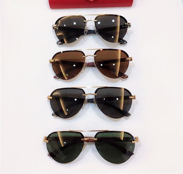 2021 frameless frog sunglasses light-colored lenses business style men's fashion glasses wooden leg summer uv400 sunglass ct0275, White;black
2021 frameless frog sunglasses light-colored lenses business style men's fashion glasses wooden leg summer uv400 sunglass ct0275, White;black
