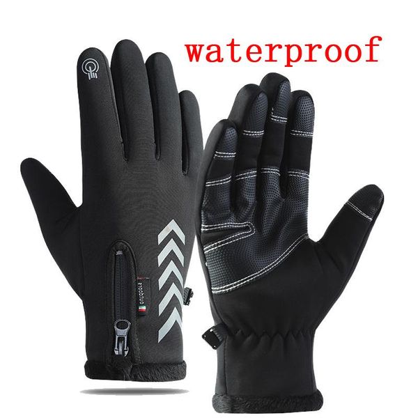 cycling gloves winter bicycle men women plus fluff warm waterproof outdoor sports touch screen motorcycle cold protection, Black
cycling gloves winter bicycle men women plus fluff warm waterproof outdoor sports touch screen motorcycle cold protection, Black